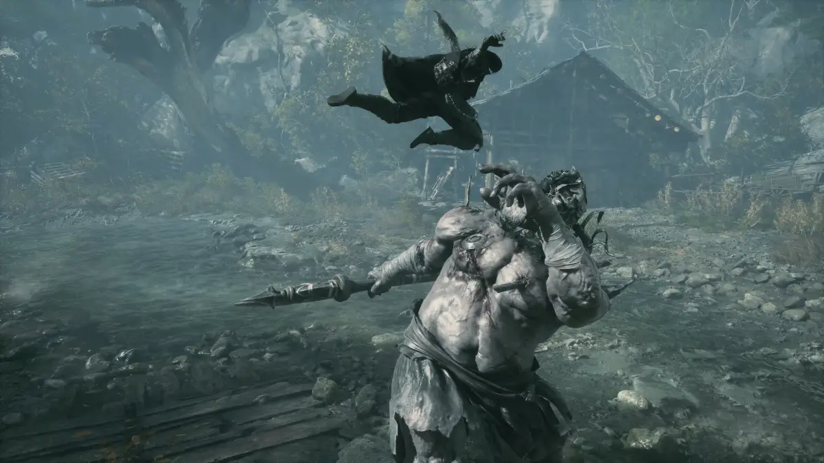 Phantom Blade Zero storm battle screenshot
