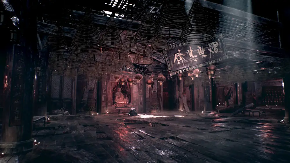 Phantom Blade Zero temple scene screenshot